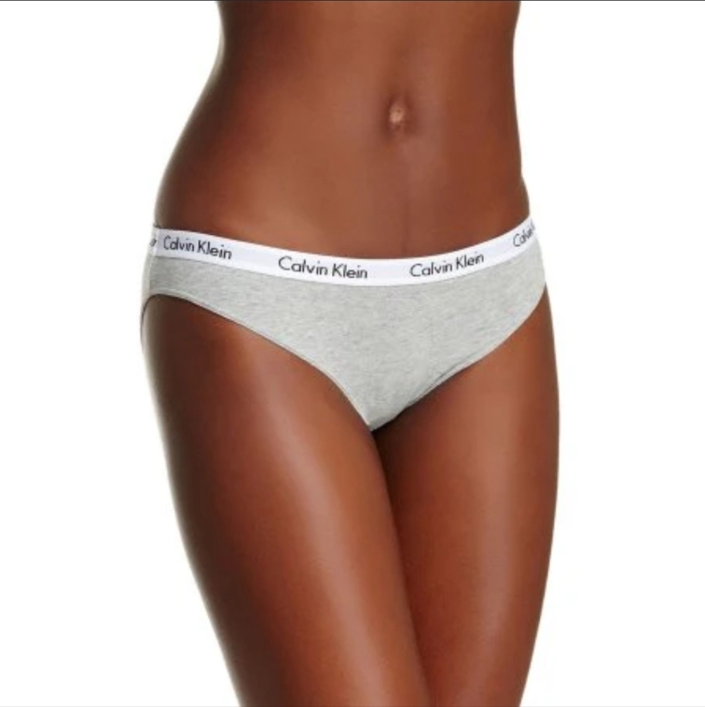New Calvin Klein Women's Carousel Logo Cotton Stretch Bikini Panties 3 Pack - Picture 3 of 7